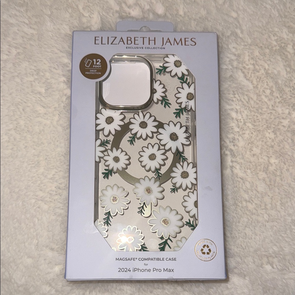 Elizabeth and James Daisy iPhone Pro Max Case - White and Green